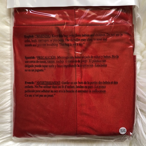 Dreamgirl Roxie hot short red 3X 4X new - Picture 5 of 8